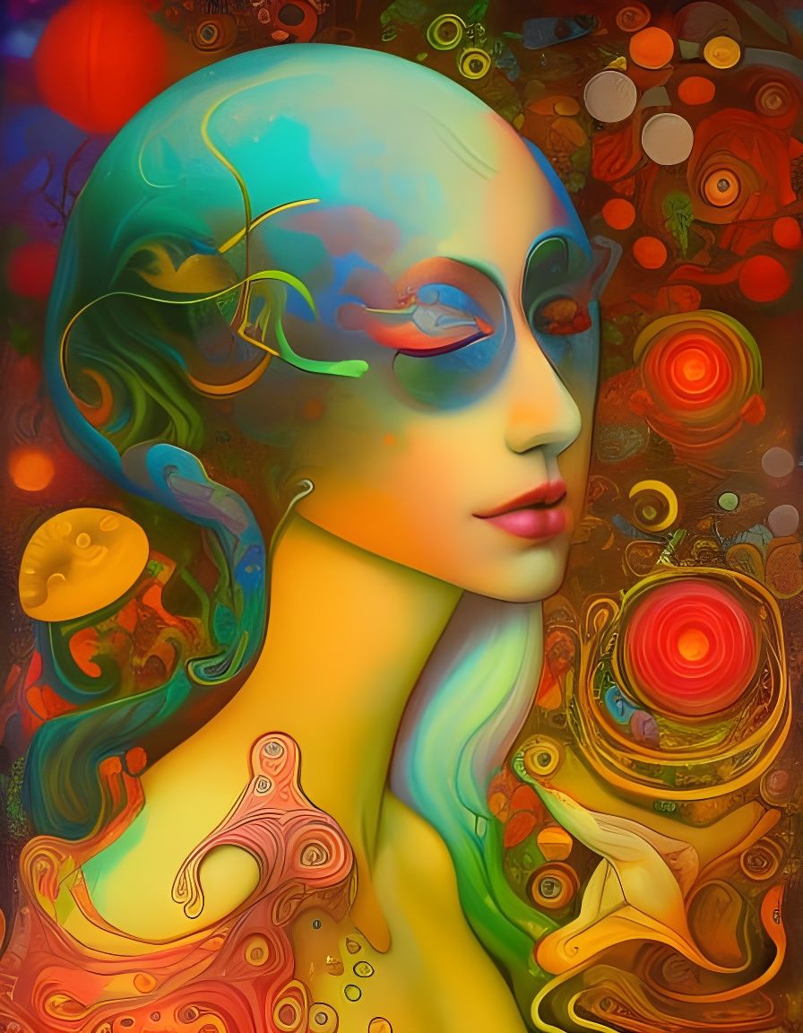 Ethereal Submarine Gypsy City at Sunset