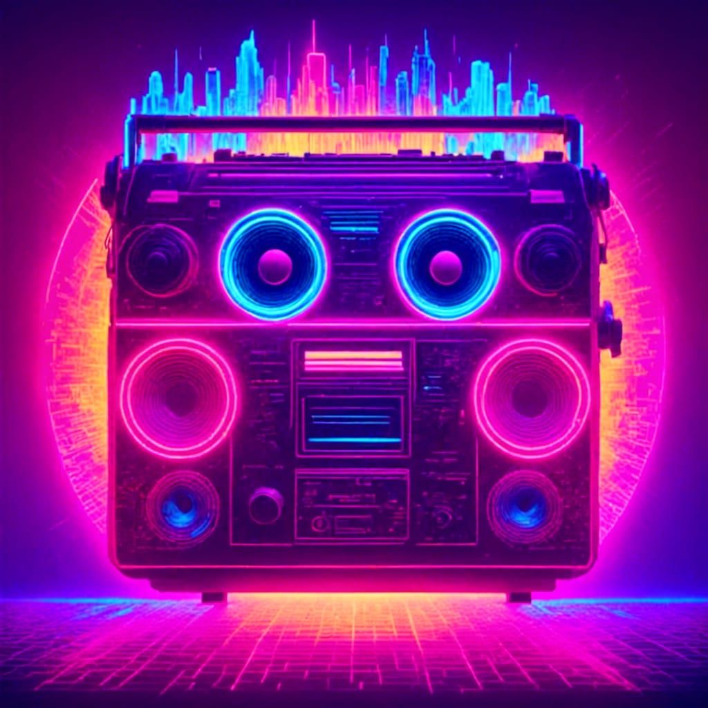 Cyberpunk Boombox