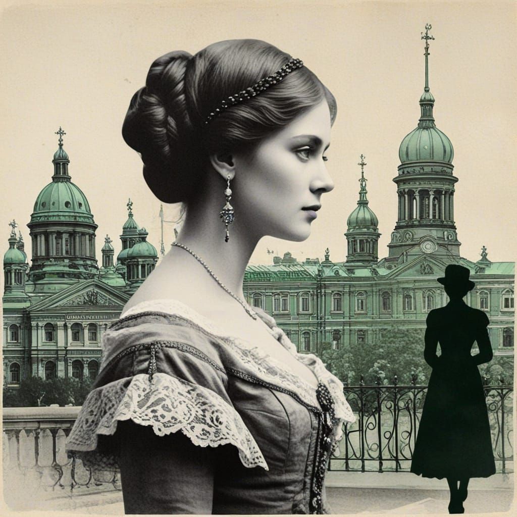 An Illustration of the Novel Anna Karenina by the Russian wr...