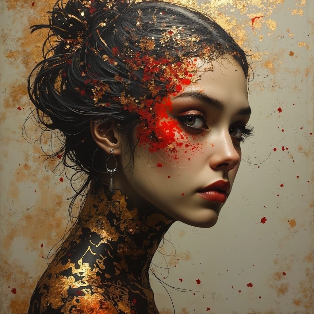 Nihilistic Masterpiece in Cyberpunk Realism Style