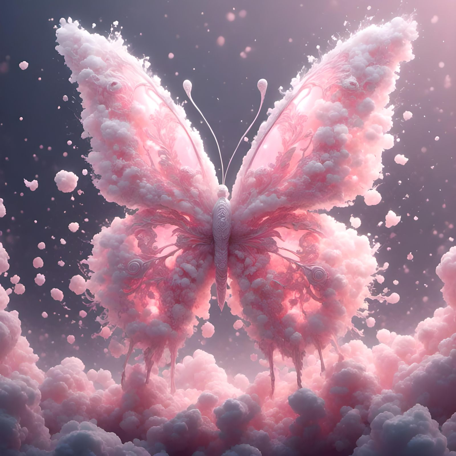 pink butterfly