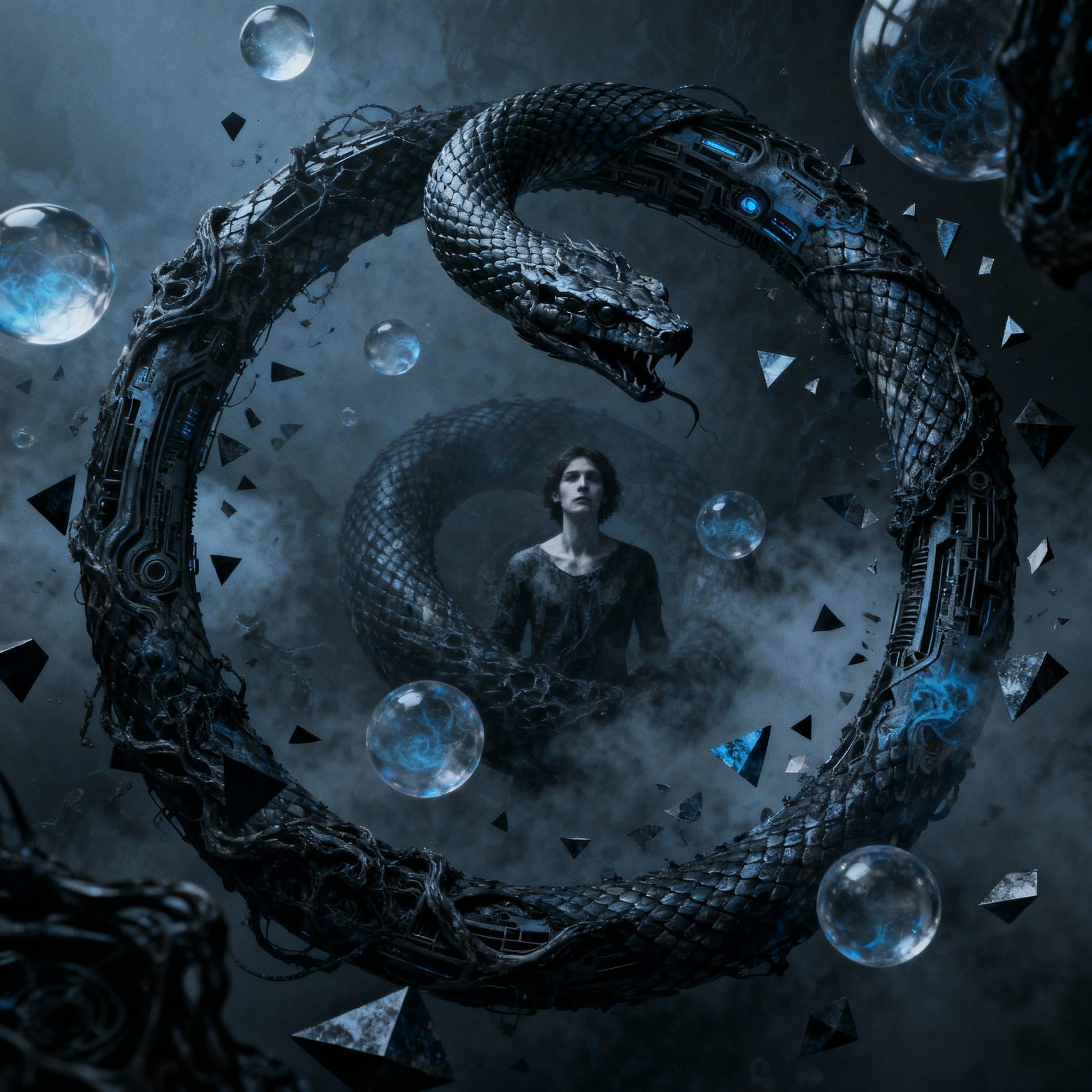 Surreal Cycle of Life: Escape the Ouroboros