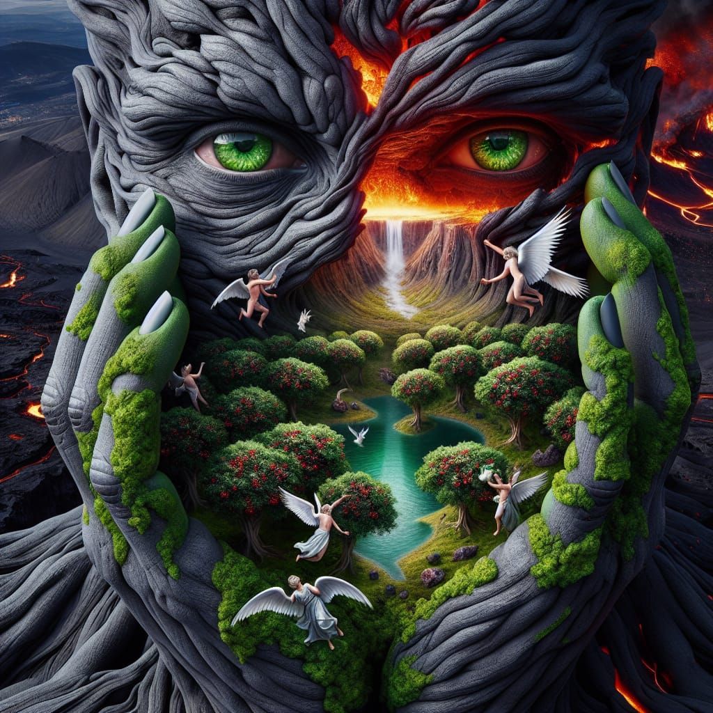 Between hell and heaven