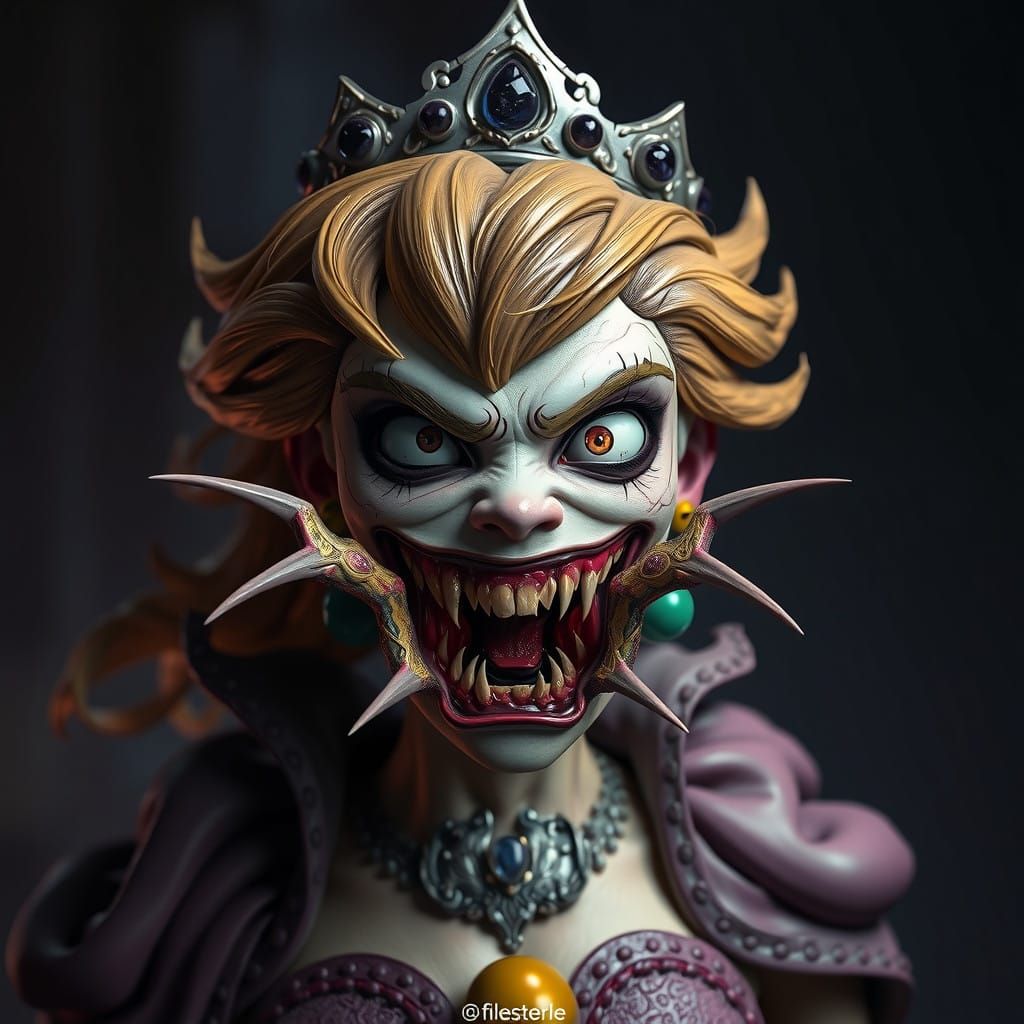 Grotesque Cycloptic Princess Peach Abomination