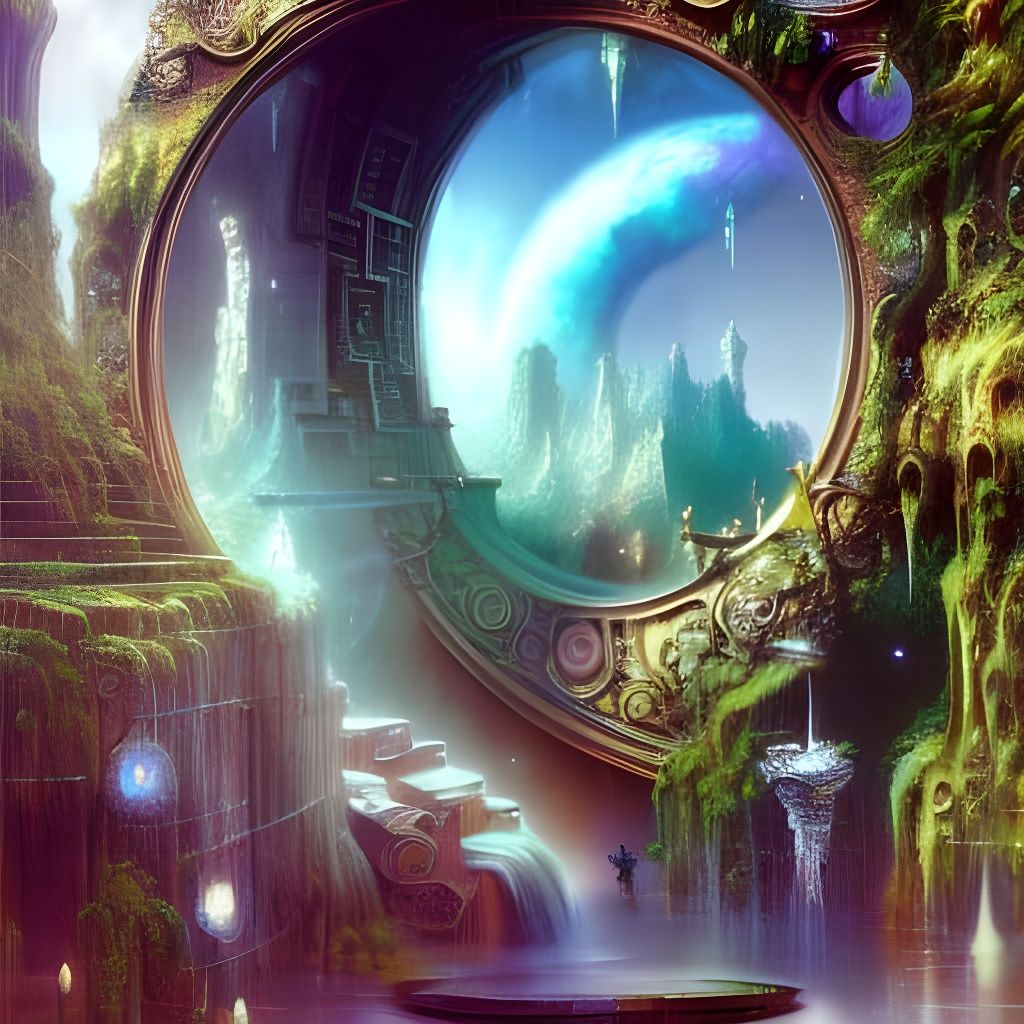 Surreal Sci-Fi Portal to the Future