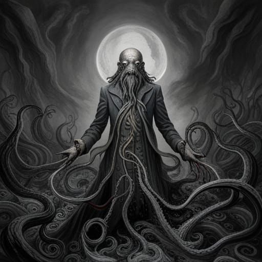 Lovecraftian Blood God of Gothic Horror