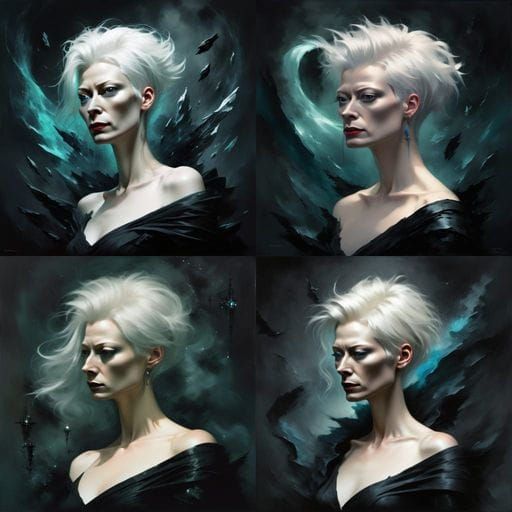 Dark Sorceress in Mystic Aura