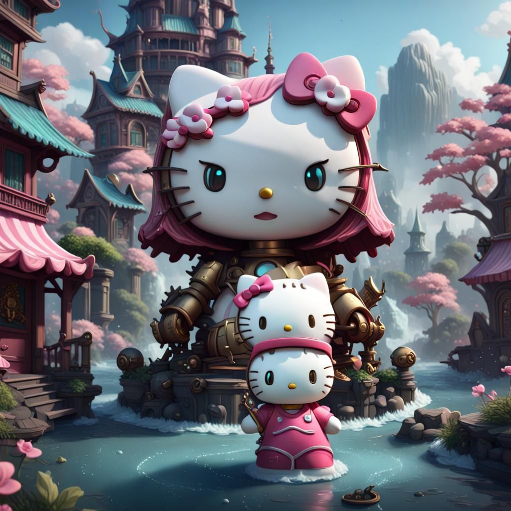 Hello Kitty and Tiny Chum: Fantasy Concept Art