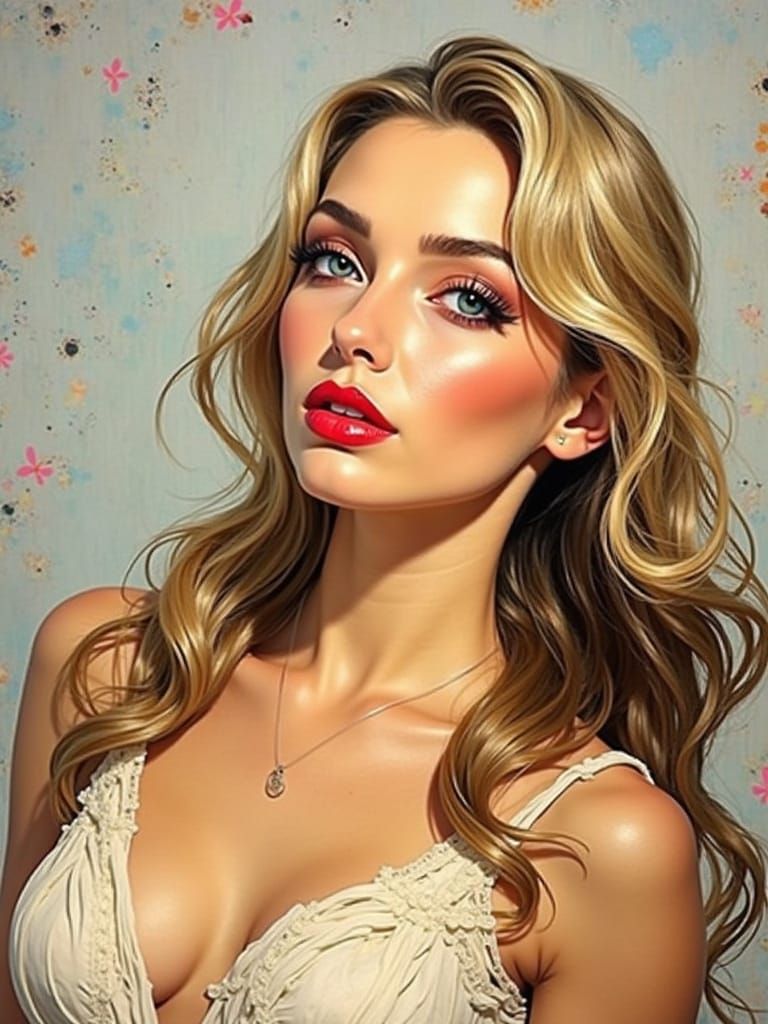 Stunning Lady in Impressionist Style