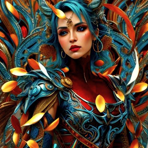 Captivating Beauty in Vivid Colors