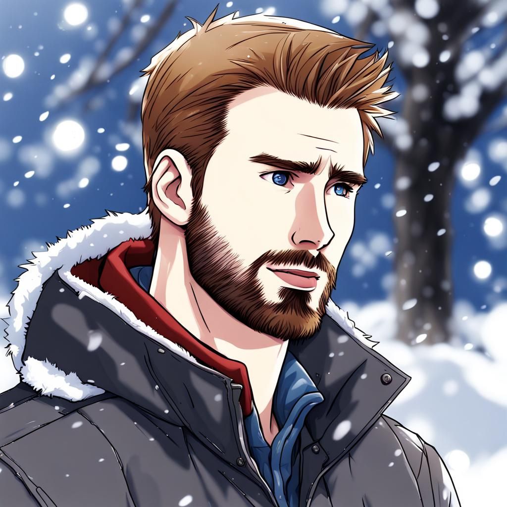 Anime Style Winter Portrait