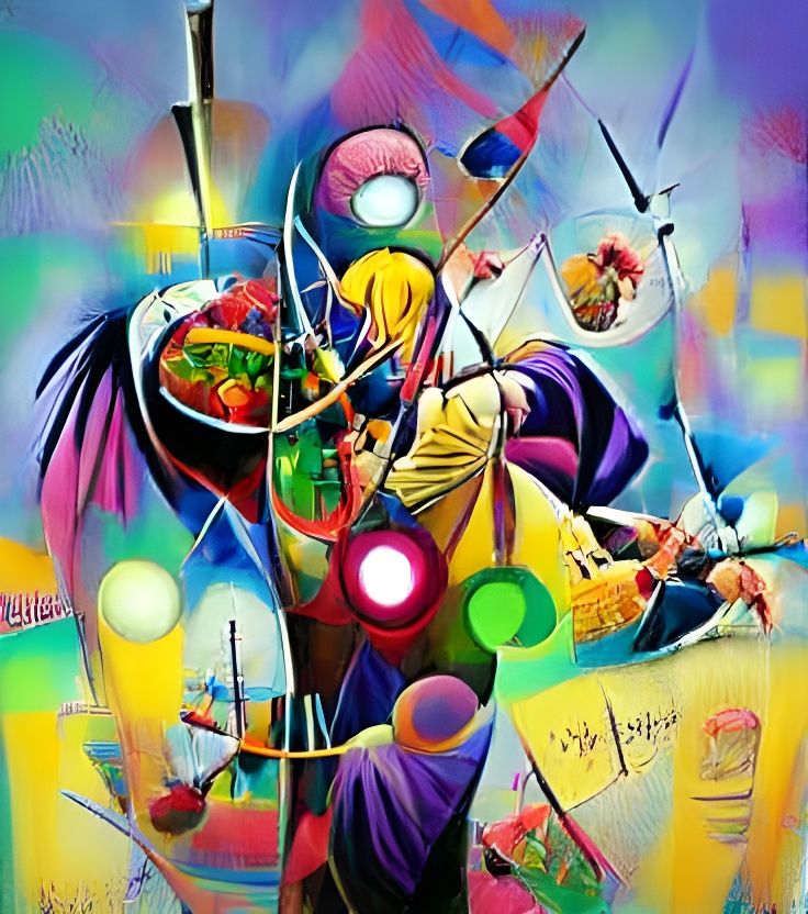 Colourful Hyperrealistic Art Inspired by Kandinsky