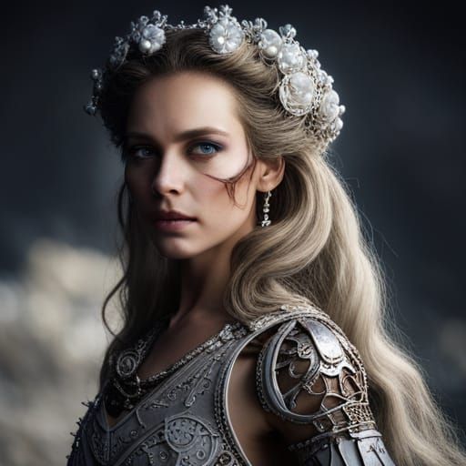 Steampunk War King with Diamond Tiara