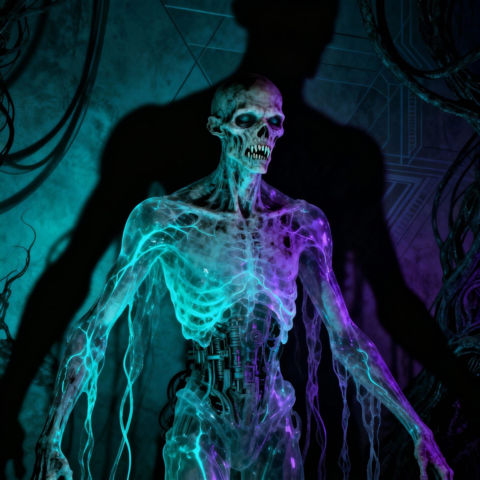 Dark Fantasy Concept Art of Ethereal Corrupted Entity