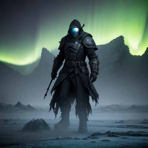 Void Drifter Zombie Glides Across Frozen Terrain