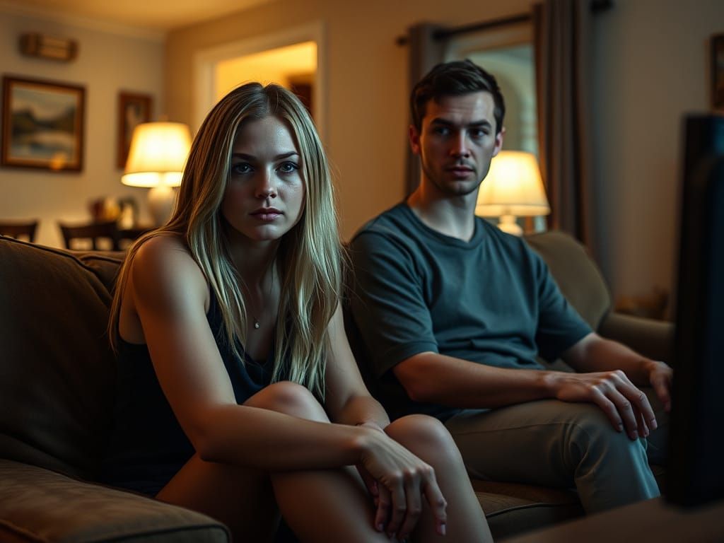 Cozy Evening Intimacy in Warm, Golden Light