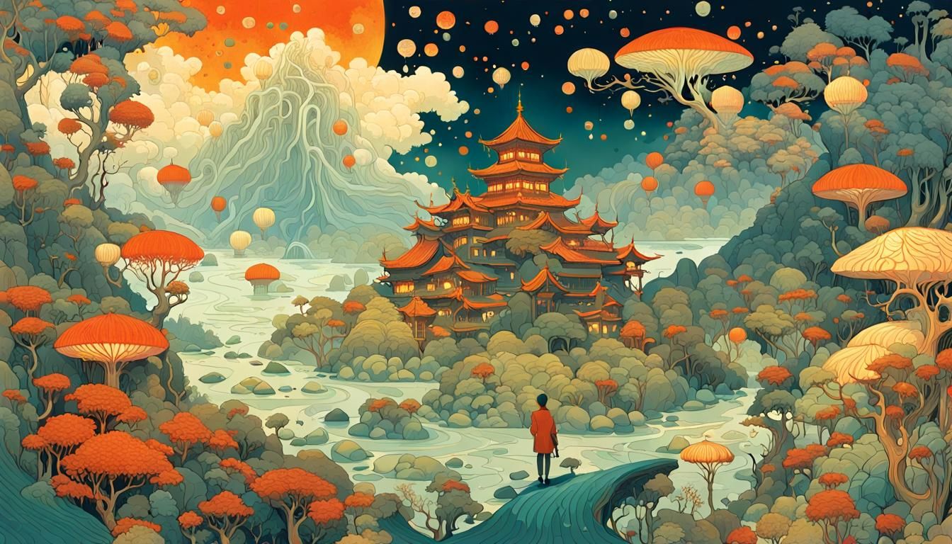 Mythical Creatures and Aliens in Vivid Colors