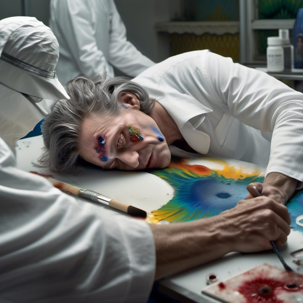 Surreal Portraits in a Bizarre Galaxy as Matte Painting