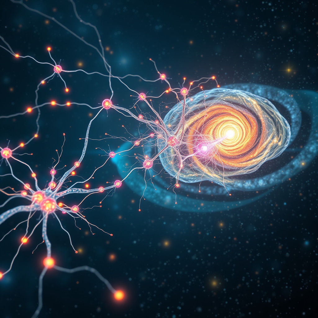 Neurons Firing: A Cosmic Neural Network