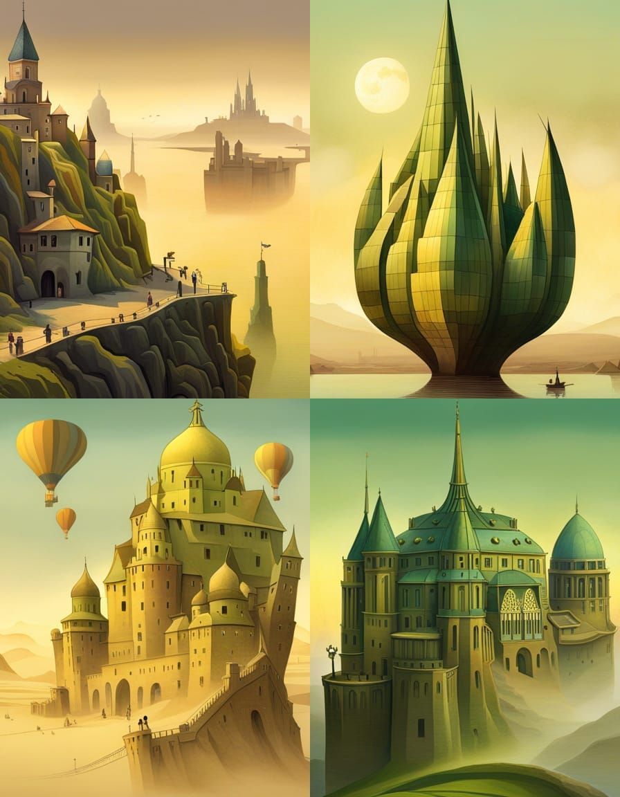 Dreamlike Art in Pranckevicius Style