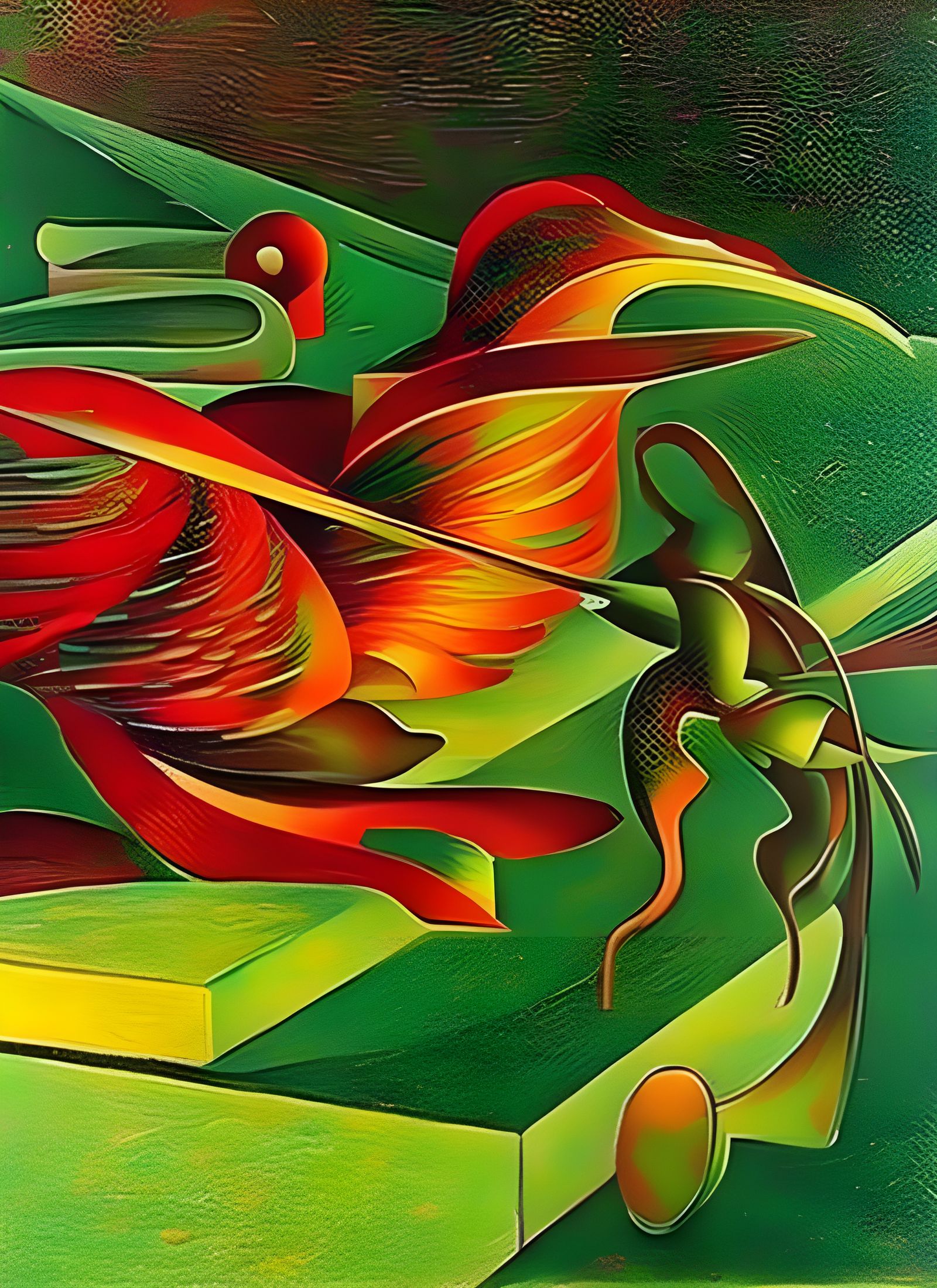 Scales on Table in Rembrandt Style