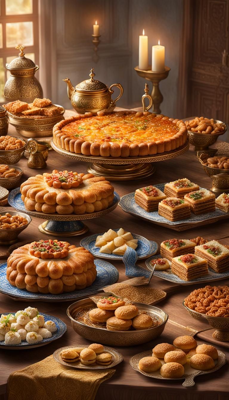 Family Prepares Eid Feast: Sweet and Savory Delights