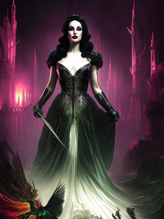 Evil Countess: Gothic Horror in 3D Storybook Style