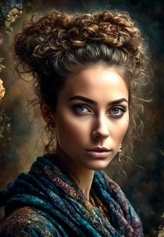 <lora:Flora:1.0> <lora:tapestry of Kings:1.0> <lora:Tapestry:1.0> A stunningly captivating cover for Royalty magazine, f...