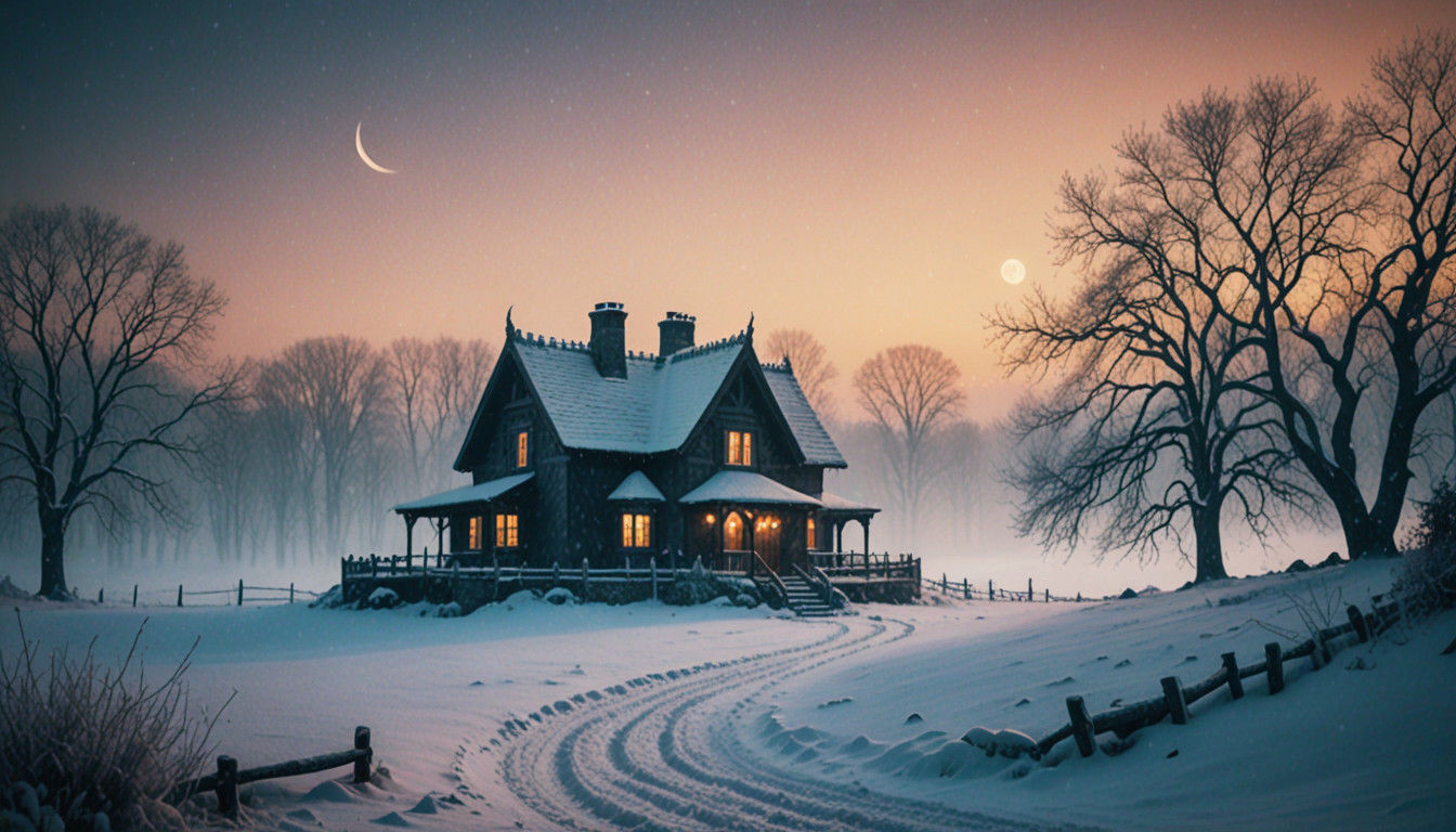 Gothic Winter Wonderland in Soft Focus