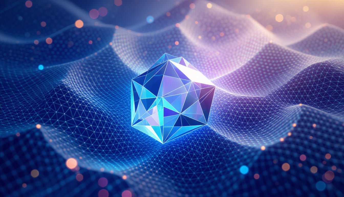 Hyper Refractional Reflection Mesh of Organic Crystals