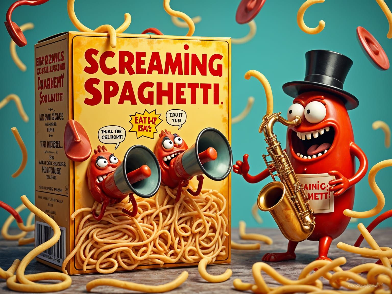 Screaming Spaghetti and Sassy Sauce Food Concert