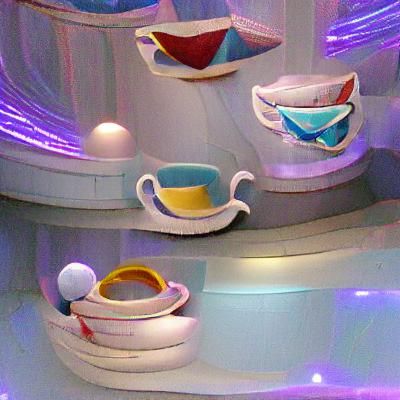 AI Generated Image of Tea Cups