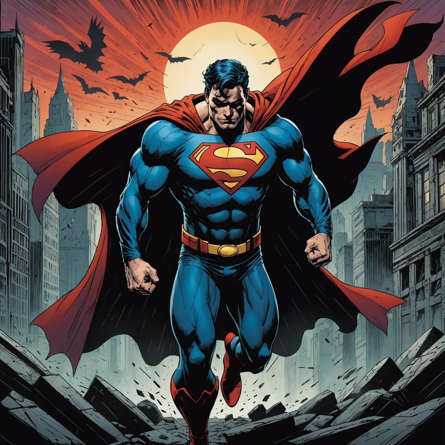 The Shadow: Comic Book Art in Jim Lee Style