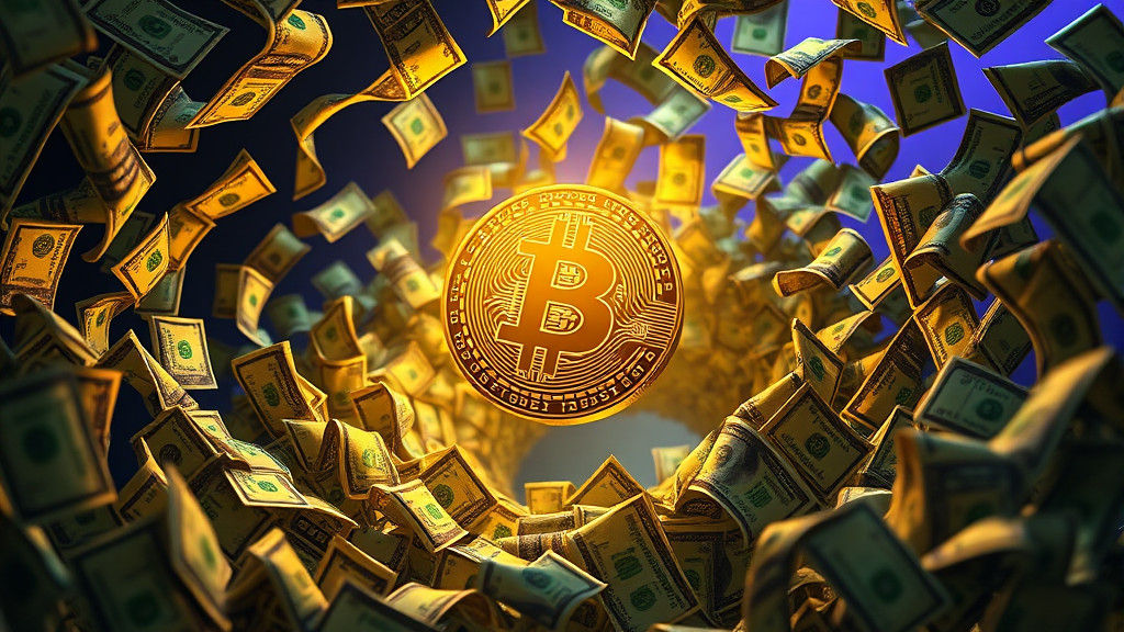 Blockchain Radiance: A Vortex of Currency