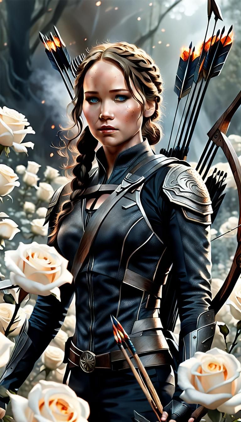 Jennifer Lawrence as Katniss Everdeen - Hunger Games