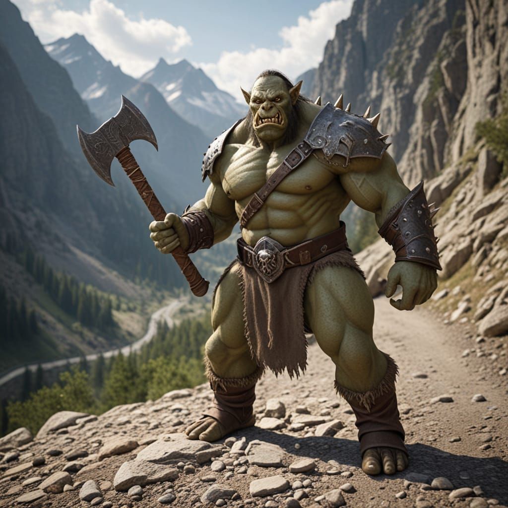 Orc Guardian of the Mountain Road