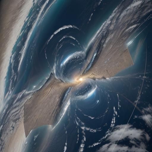 Satellite in Orbit: A Detailed Photo