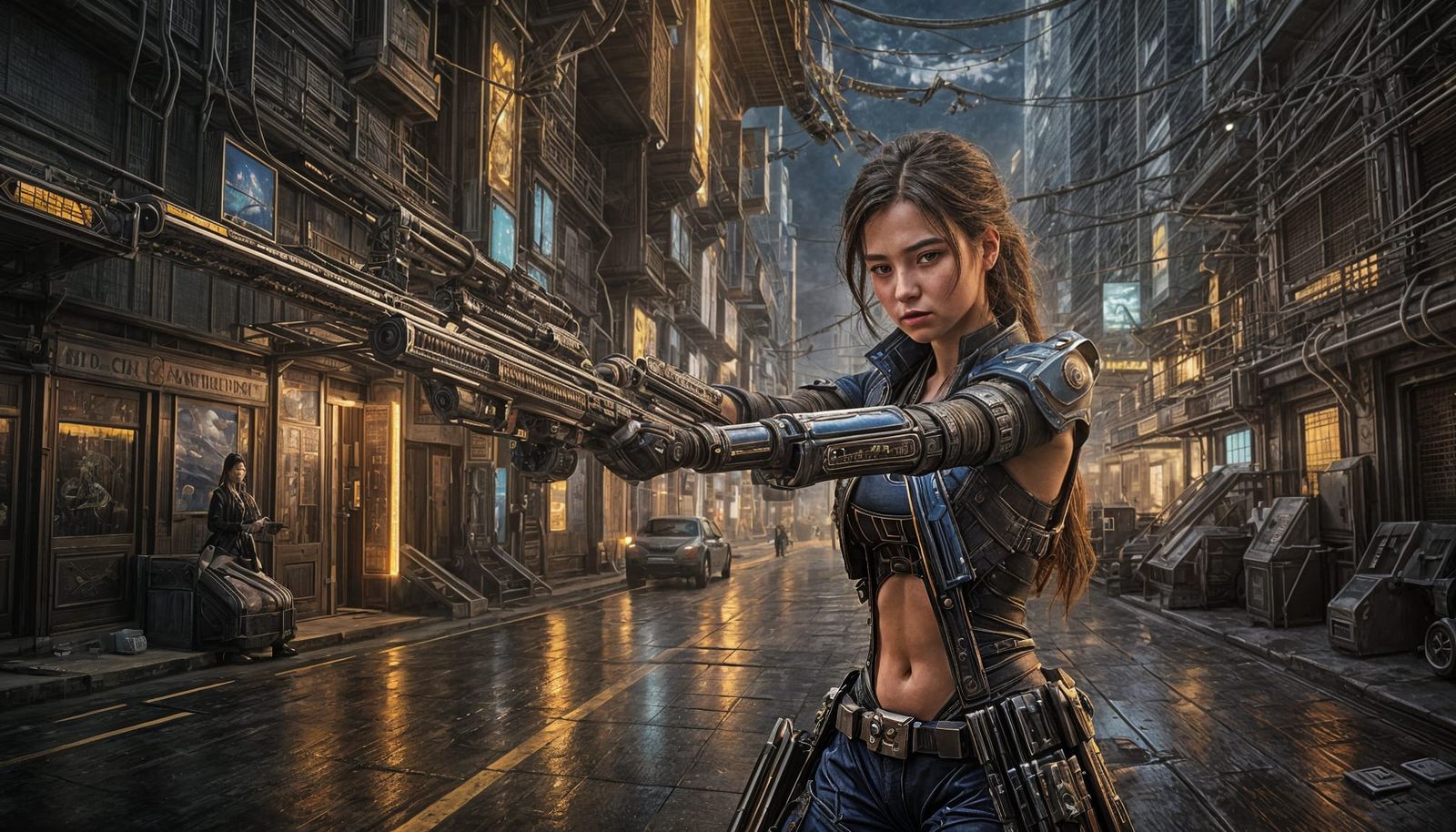 A Futuristic Woman's Intuitive Instinct