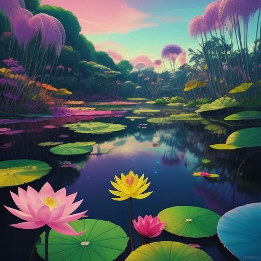 Candy Art: Australian Lily and Lotus Flowers