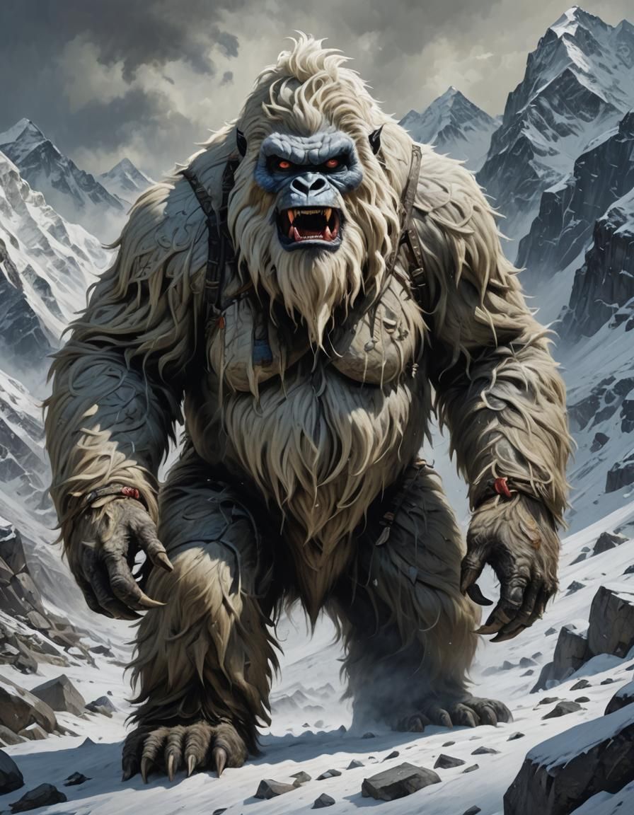 Sinister Horror Yeti in Himalayan Nepal