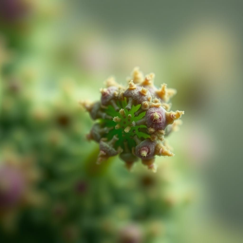 Microscopic Mandelbrot Fractal Organism