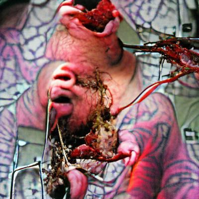 Grotesque Display of Decaying Flesh and Viscera