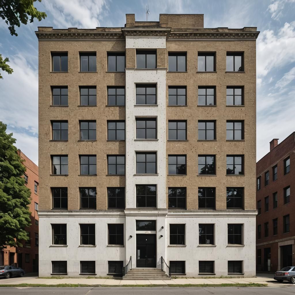 Bauhaus Architecture with Italianate Details