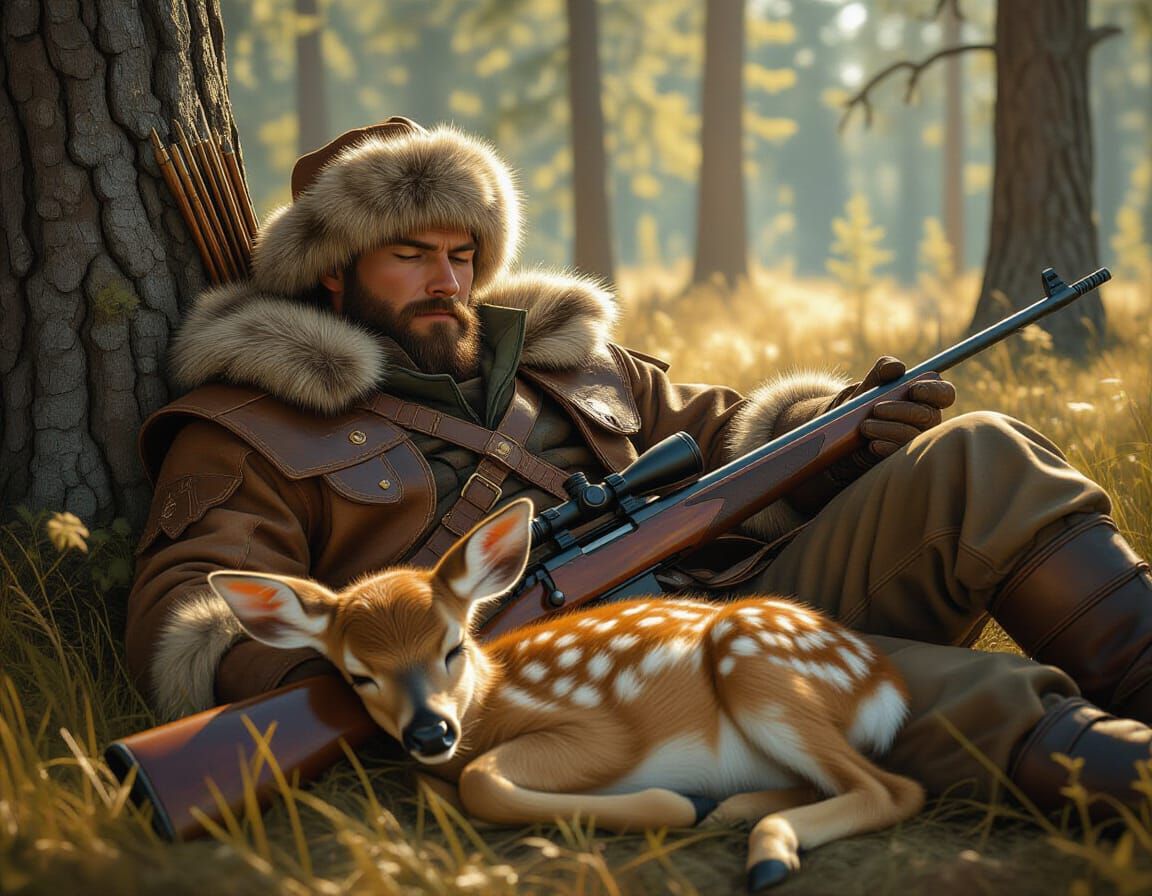 A nap together after lunch