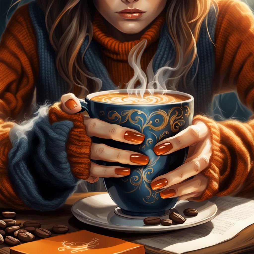 Cozy Coffee Cup in Golden Morning Light