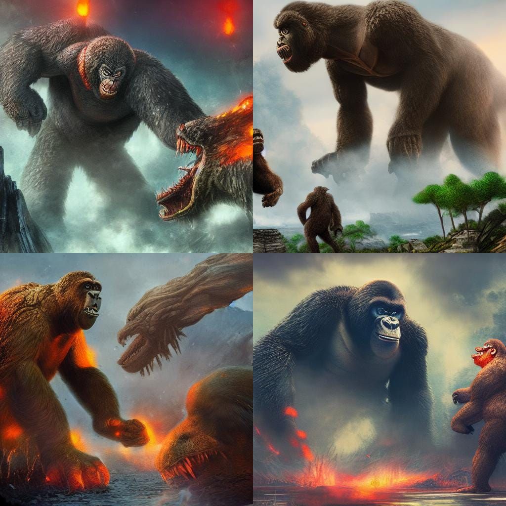 King Kong Versus Godzilla: Epic Battle