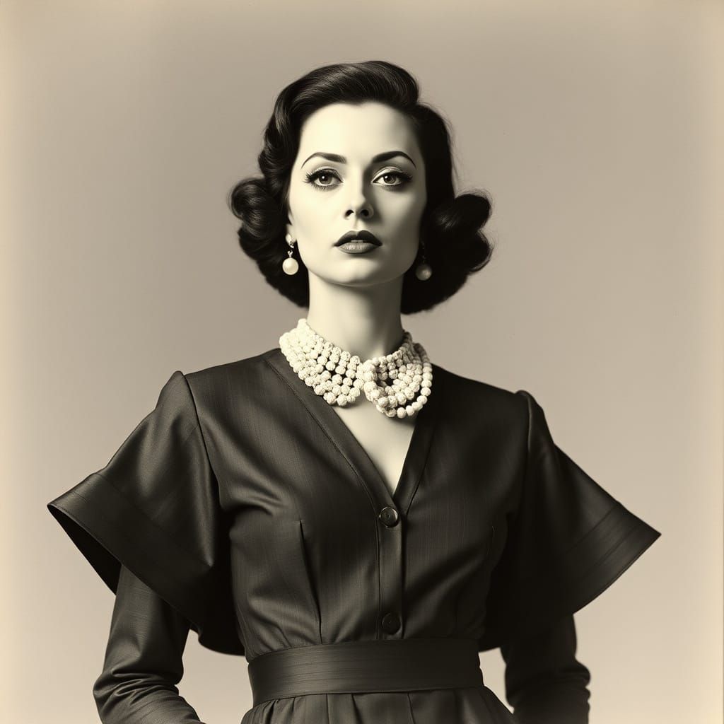 Avant Garde Fashion: Woman in Unique Designer Attire