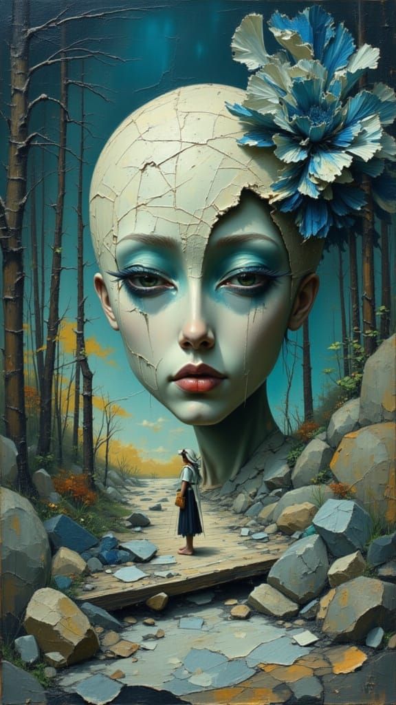 Earth Spinning Faster: Contexture Moody Art