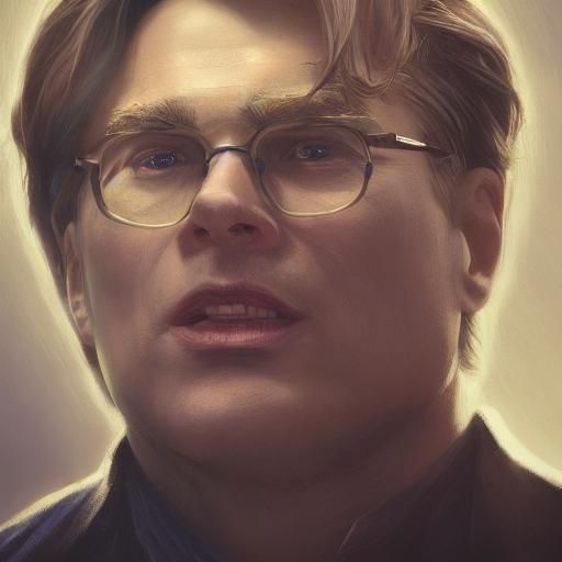 Detailed Portrait with Dynamic Lighting