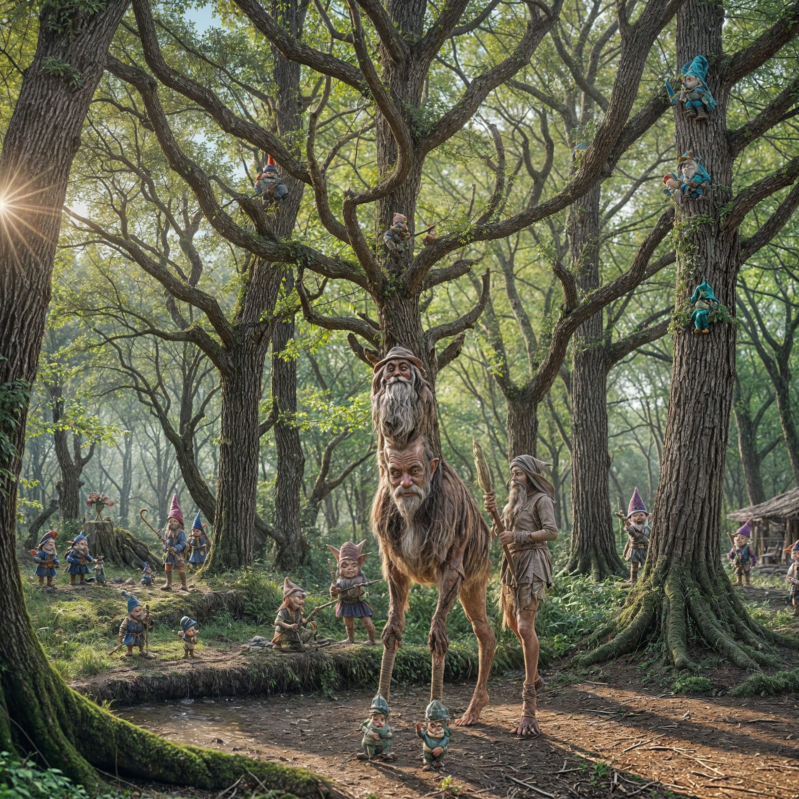 Mononoke Deer at Psytrance Festival